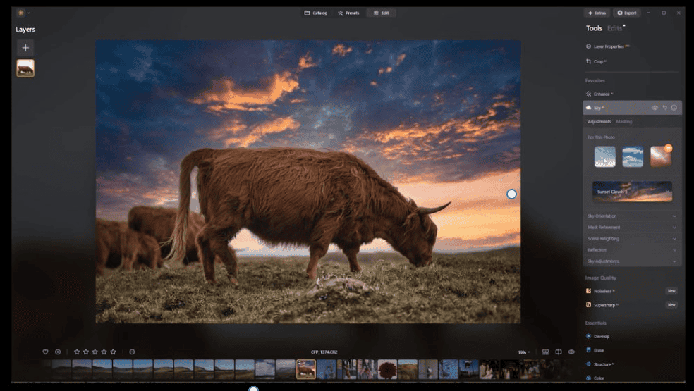 Skylum vs Lightroom for beginners showing photo editing software interface comparison