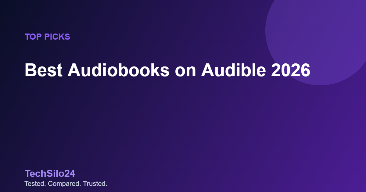best audiobooks on Audible